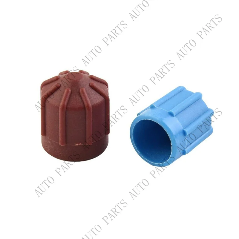 A+ for 2x Car A/C System Cap R134A Air Conditioning Cap Valve Dust Cap Lid Core Covers