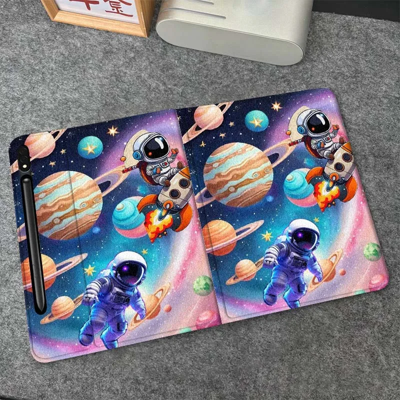 Cartoon anime astronaut Tablet Case For Samsung Galaxy Tab S6 S8 S9 S10 Lite FE 10.4 11 Inch 2022 2024