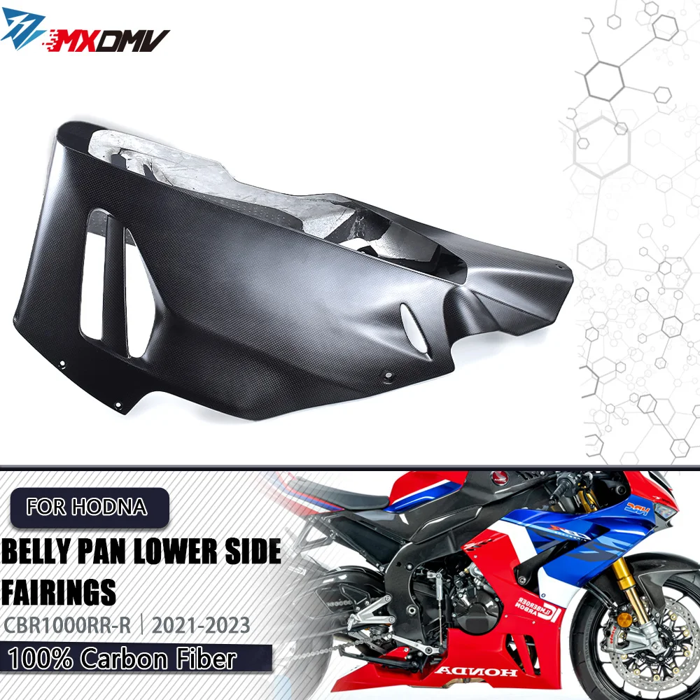 

For HONDA CBR1000RR-R CBR 1000RR-R 2021 -2023 3K Carbon Fiber Motorcycle Accessories Lower Cover Belly Pan Undertray Fairing