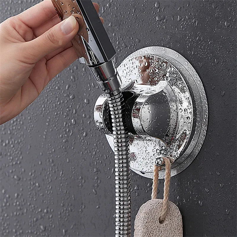 

Bathroom Non Perforated Shower Holder Shower Head Nail Free Adhesive Shower Holder