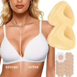 Double Sided Adhesive Sticky Bra Inserts Push Up Thick Sponge Breast Lift Pads Swimsuit Bikini Cup Enhancer