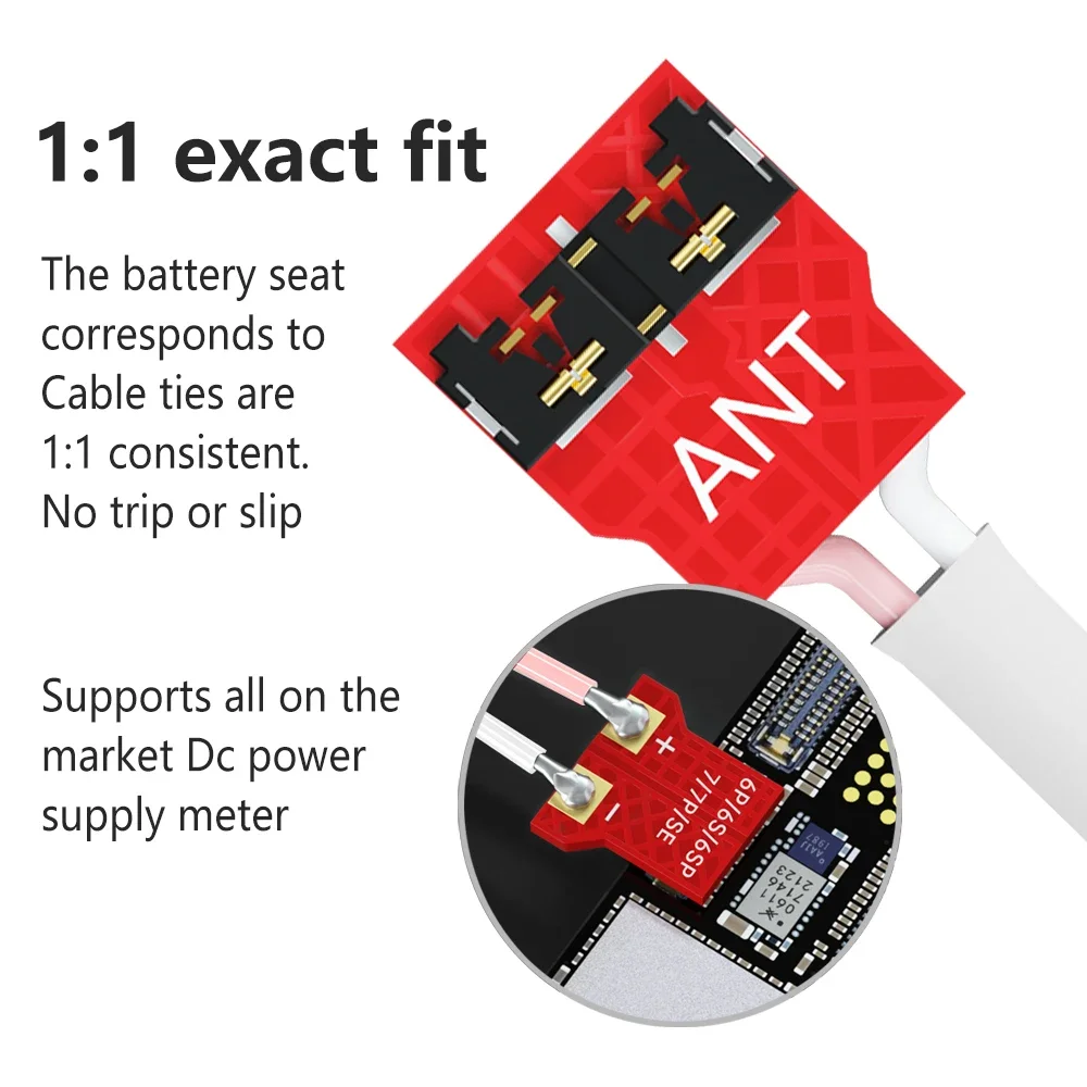 MaAnt M076 Boot Cable for IPhone 6-16PM Battery Activation Wire Repair Tool for IPhone X/XS/11/12/13/14/15/16 Series