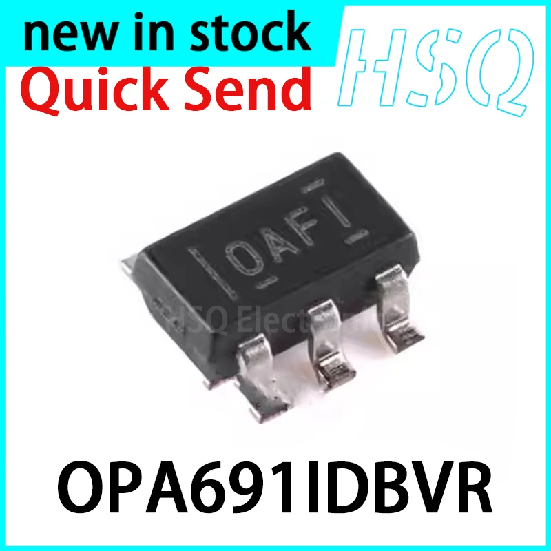 1PCS OPA691IDBVR Silk Screen OAFI SOT23-6 High-speed Operational Amplifier, Brand New in Stock