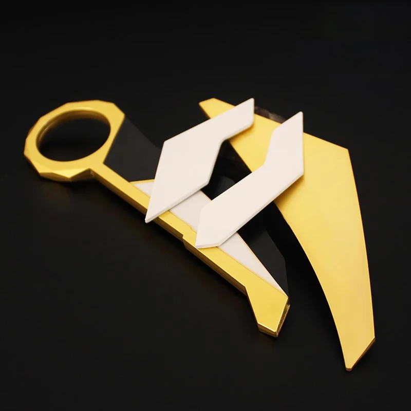 Game VALORANT Cosplay Porp Foldable claw knife alloy model toy Accessories Halloween Christmas Present Men