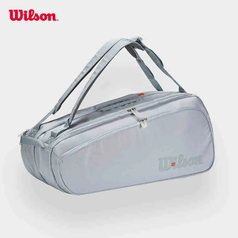 Bolsa para raquetas de tenis Wilson, paquete de 9, serie SHIFT, mochila de tenis multifunción de gran capacidad, bolsa de Padel deportiva para raqueta de bádminton