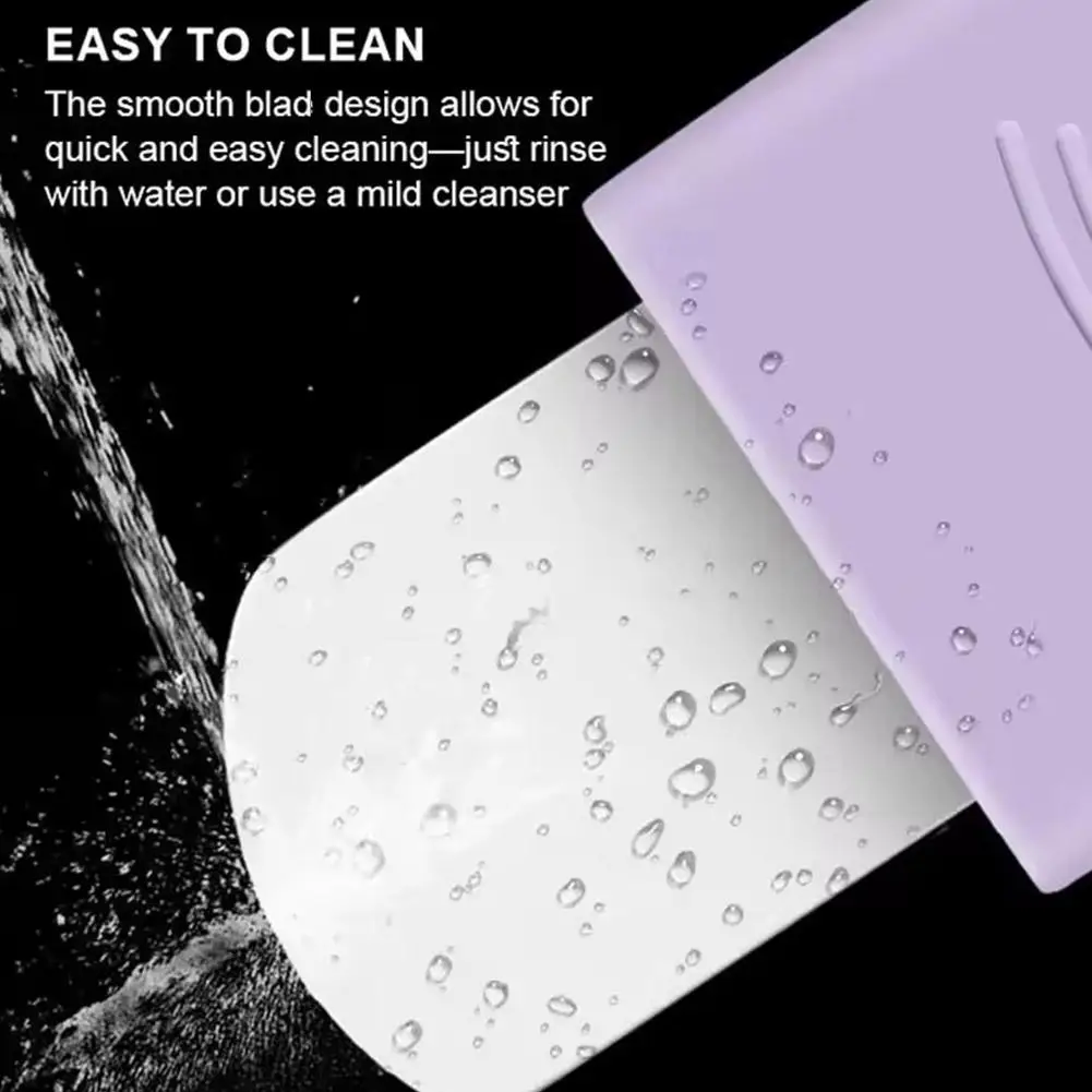 Outil d'élimination des points noirs, épurateur de visage en Silicone, grattoir 2 en 1 pour le nettoyage en profondeur, spatule pour la peau du visage, nez noir H