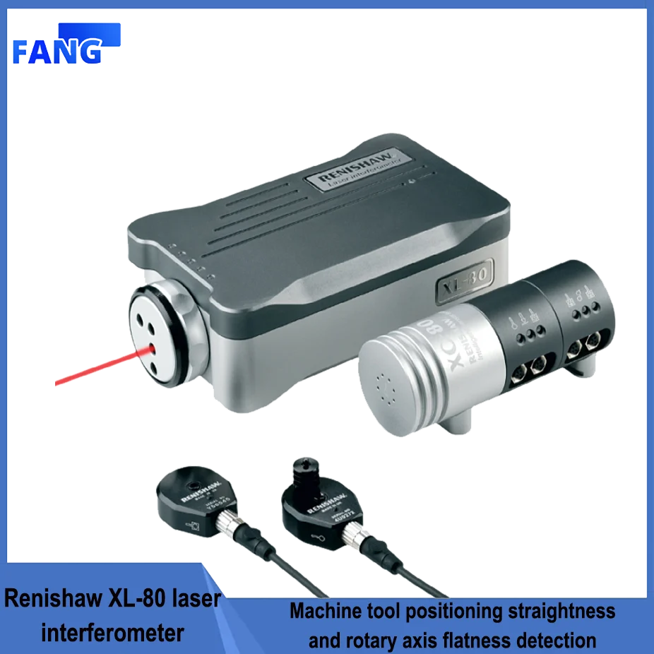 Laser interferometer XL-80 Renishaw machine tool positioning straightness rotary axis flatness detection original