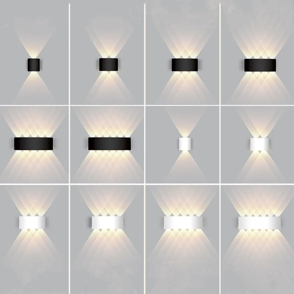 AC85-265V LED Wall Lamp Motion Sensor IP65 Waterproof Outdoor Lighting Wall Light Indoor Living Room Stairs Fixture Wall Lamps