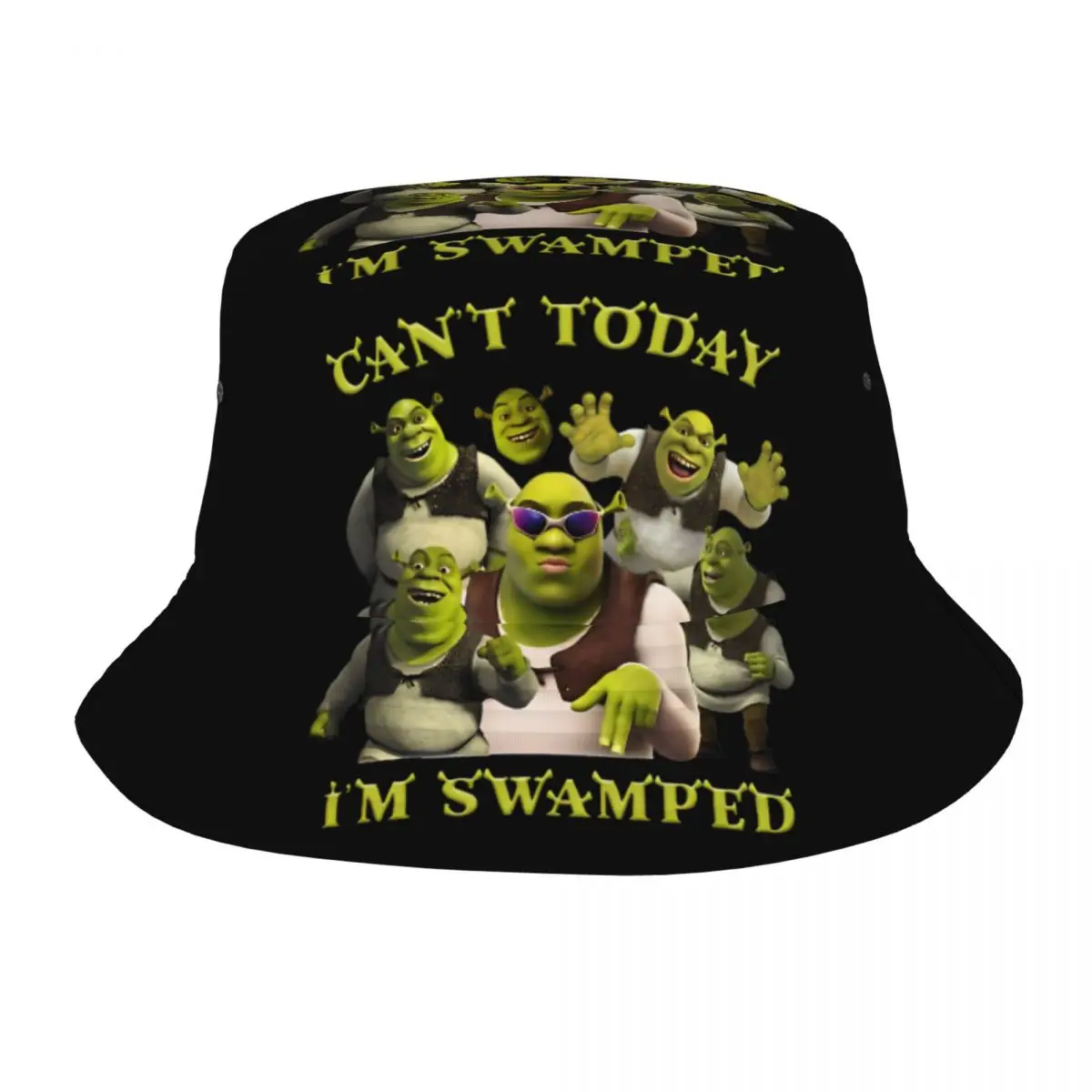 Shreks Tie Dye Bucket Hat for Teen Beach Sun Hat Casual Packable for Outdoor Sports Fishing Caps Headwear image 3
