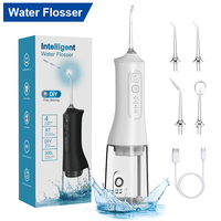 Portable Oral Irrigator Water Flosser Dental Water Jet Tools Pick Cleaning Teeth 300ML Cordless Portable Oral Irrigator