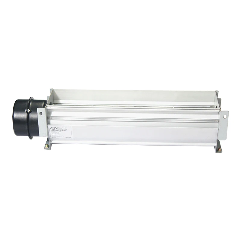 AC 220V 60mm Aluminum Alloy Blade Crossflow Fan Shaded Pole Motor Tangential Blower Fan Impeller  for Floor Heater