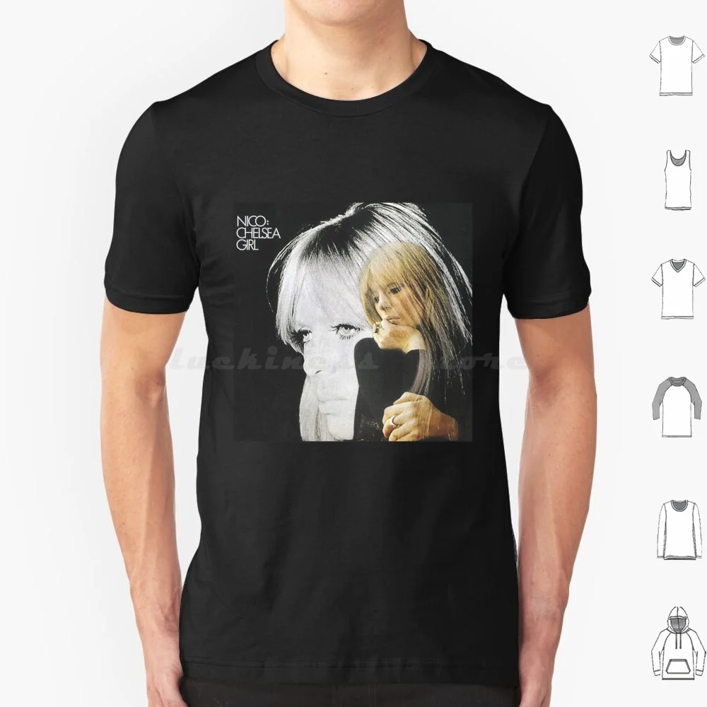Nico T Shirt Big Size 100% Cotton The Velvet Underground Velvet Underground Nico Lou Reed Music Band Banana Velvet Punk Warhol