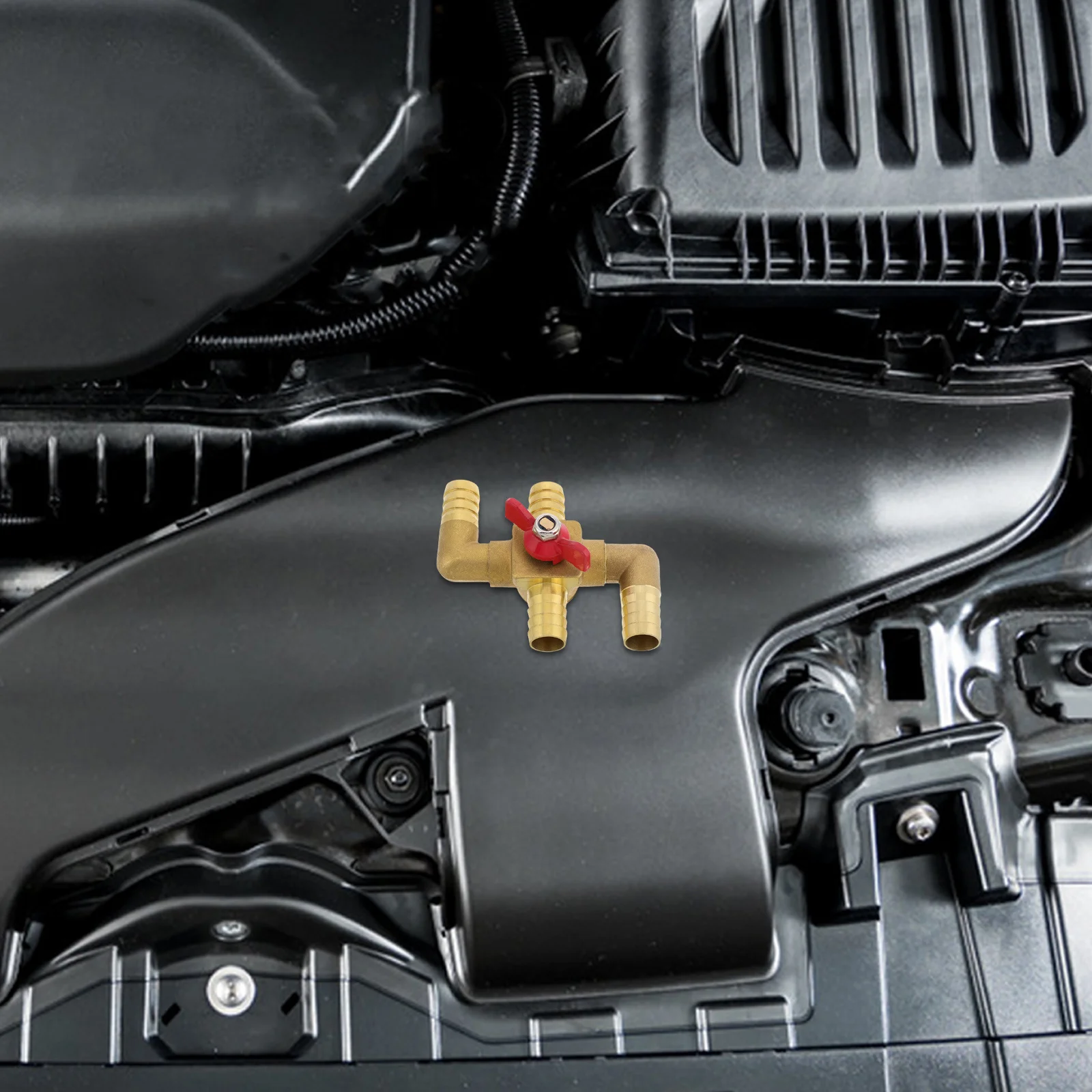 صمام مياه لتدفئة السيارات، تركيب تجاوز يدوي نحاسي لسخان السيارة، صمام التحكم في المناخ التلقائي، مياه الحديقة