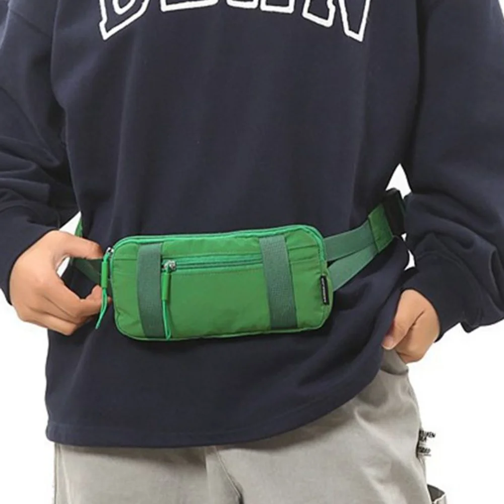 

Nylon Men's Chest Bag Large Capacity Multifunctional Crossbody Phone Pouch Adjustable Shoulder Korean Style Sports Fanny Pack