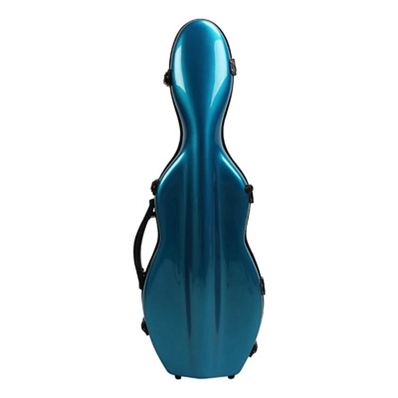 

peacock blue violin case Fiberglass FRP 4/4 violin box bag stoving varnish Waterproof shockproof Portable Backpack Fashion color