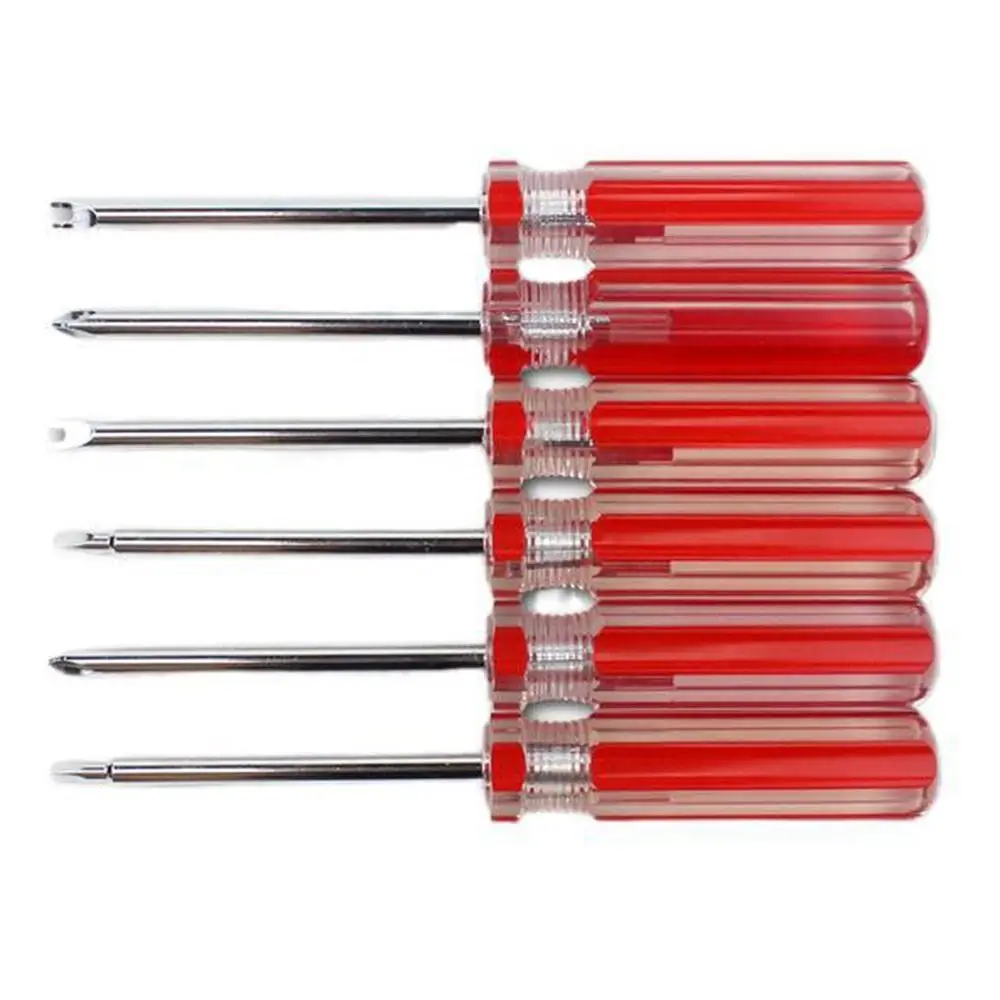 Steel Y-Shaped/U-Shaped Screwdriver Mini Transparent Handle Manual Precision Screwdriver Cross/slotted Screwdriver Household