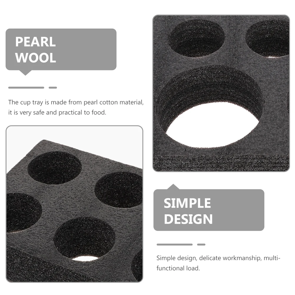 

2 шт. подстаканник для нескольких напитков, подносы для кофе, жемчужные хлопковые подставки для выноса