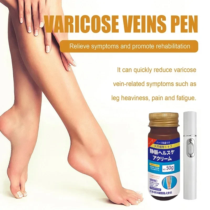 

Upgrade Varicose Veins Laser Pen-Medical Grade 980nm Infrared Therapy Device Painless Treatment for Spider Veins&Leg Circulation