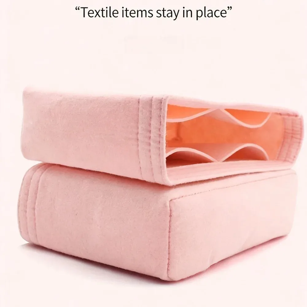 Felt Bag Organizer Insert For Neonoe Bucket Bag Shaper Purse Inner Pouch With Zipper Anti Theft Cosmetic Makeup Storage Bags