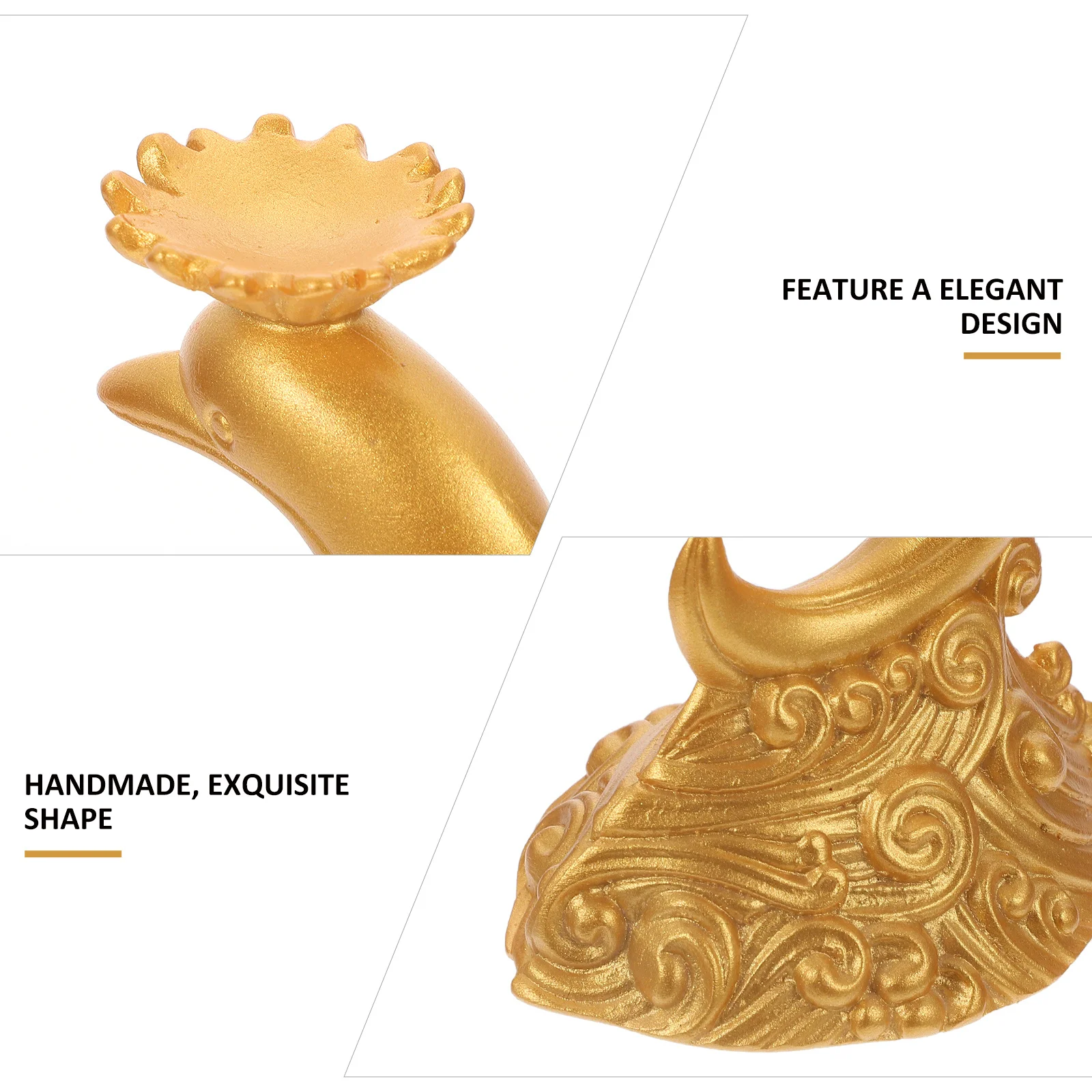 

Statue Carved Sculpture Decor For Home Office Desktop Christmas Wedding Festival Crystal Ball Base Ornament