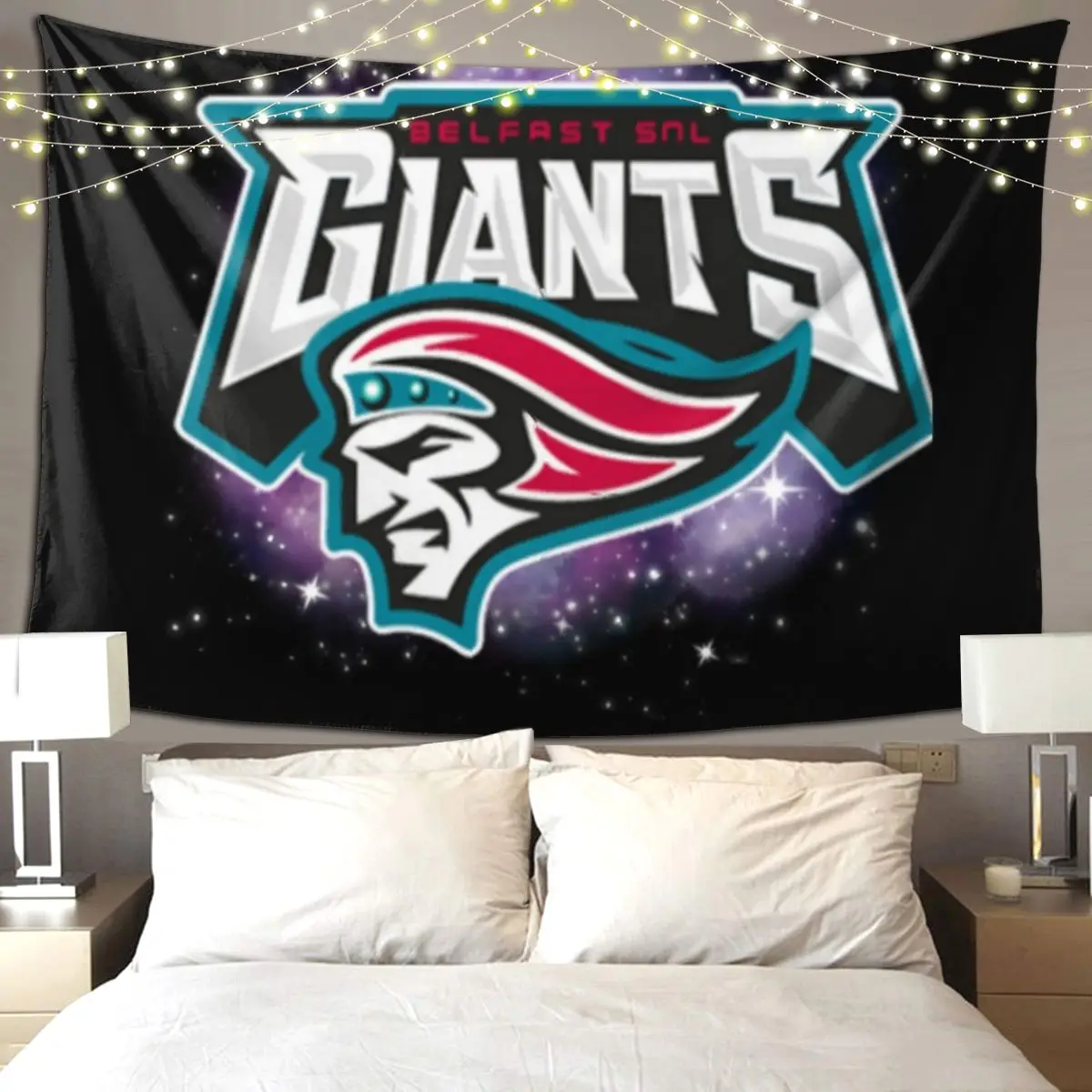 

Belfast Giants хоккейный гобелен хиппи настенный эстетический домашний декор гобелены для гостиной спальни комната в общежитии