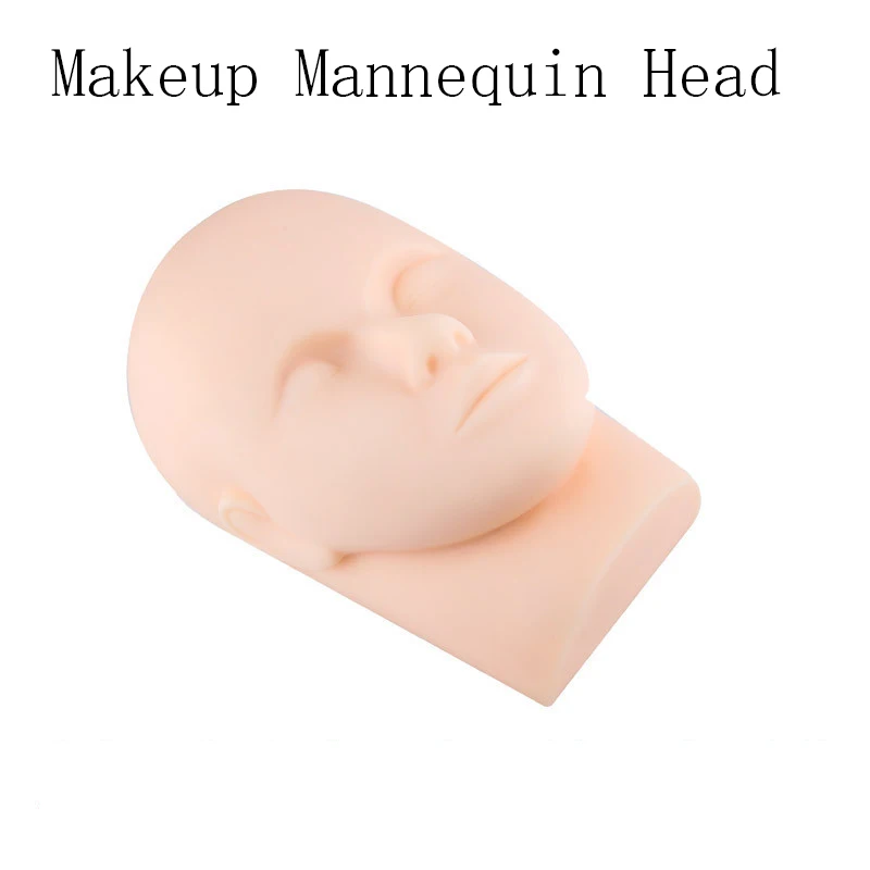 Practice Model Head Practice Mannequin Head for Eyelash Extension Training Kit Practice Eyelash Tools Kit Makeup lash starter ki