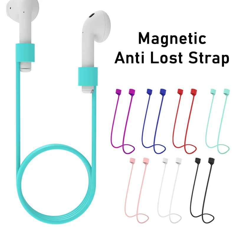 70cm Anti Lost Strap Silicone Rope Earphone Holder Cable for AirPods Pro 1/2/3 Bluetooth Earphones Anti-Lost Strap Cord String