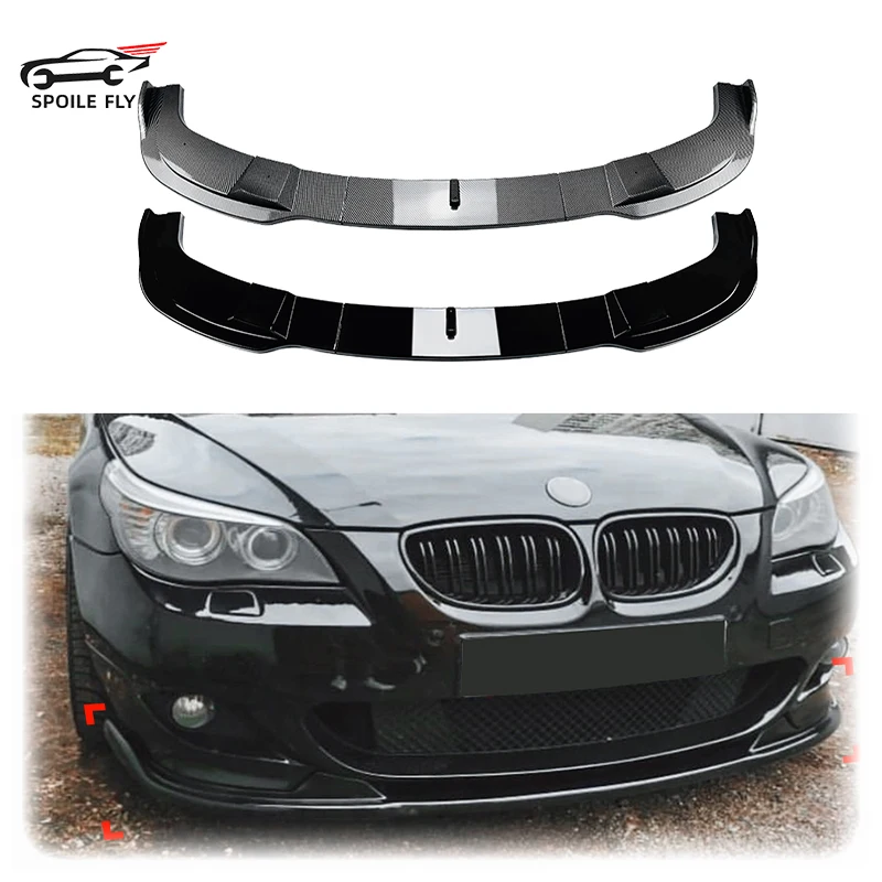 2005 To 2010 For E60 E61 5 Series 525i 530i 540i 550i M Sport Front Bumper Lip Splitter Spoile Diffuser By ABS Body Kit Cover