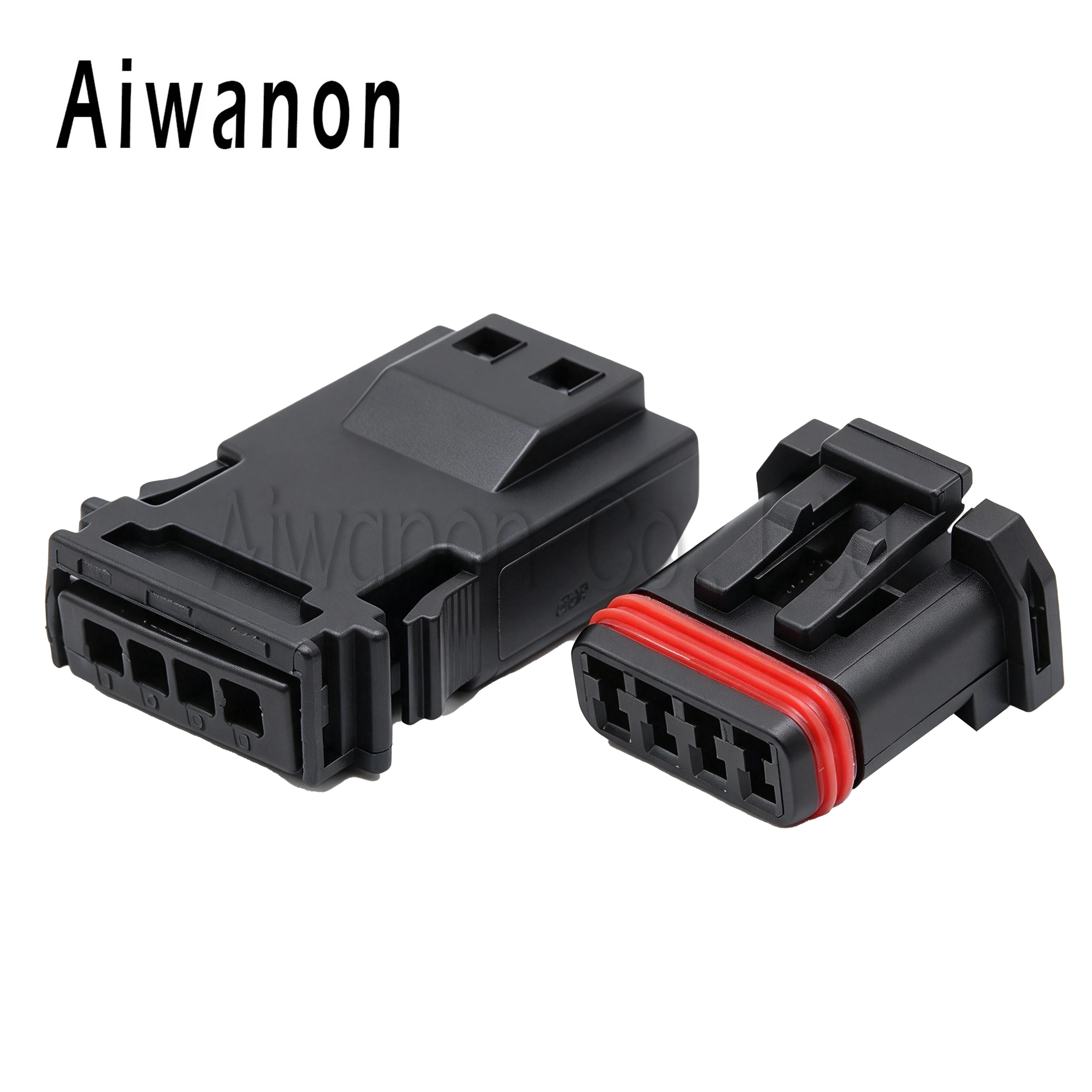 1 Set 4 Pin Auto Rearview Mirror Heating Connector Waterproof Male Female Wire Harness Plug MX19004S51 MX19004P51
