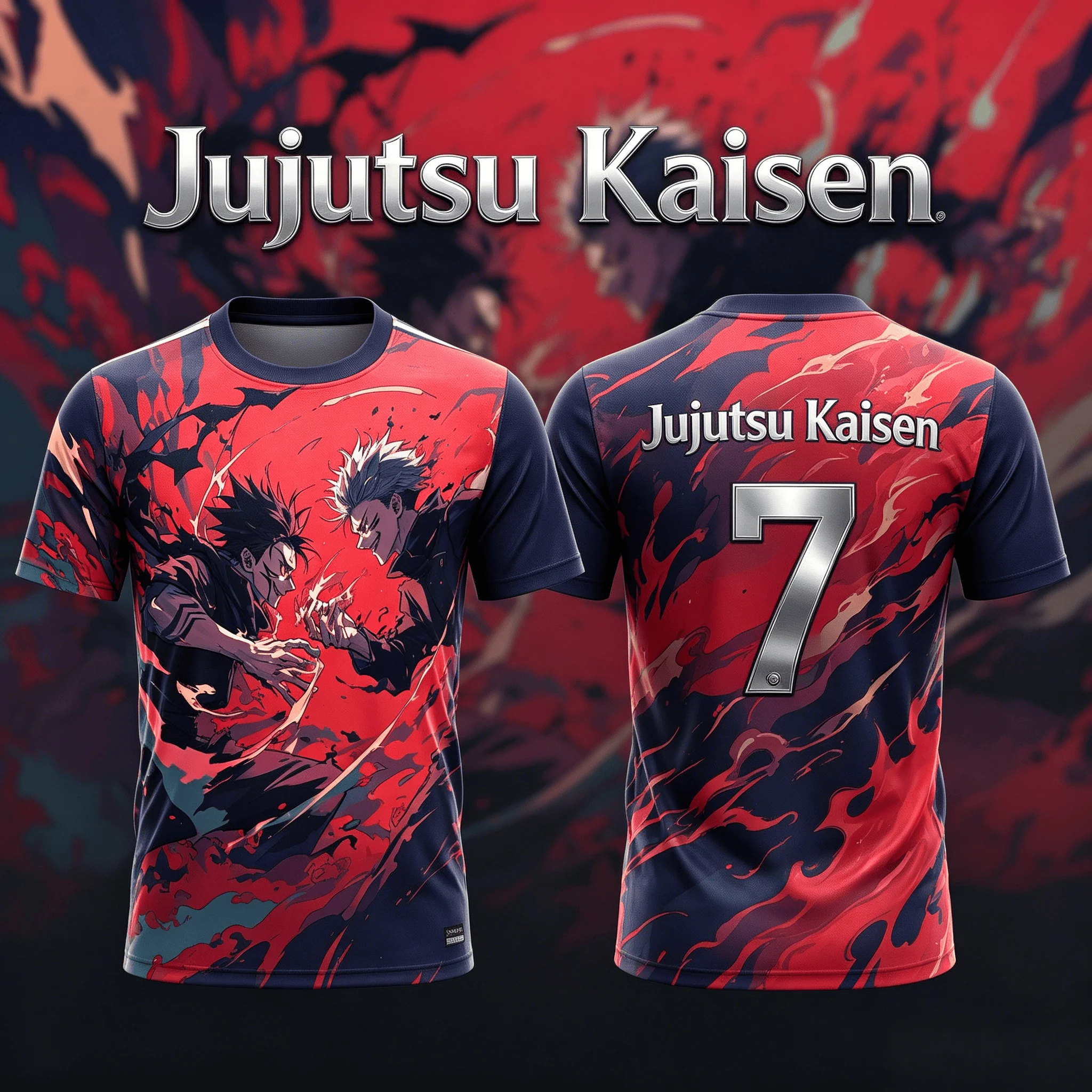 Anime Jujutsu Kaisen Ryomen Sukuna VS Megumi Fushiguro 3D Print Breathable Sports T-shirt Y2K 2026 Summer Trendy Unisex Tops