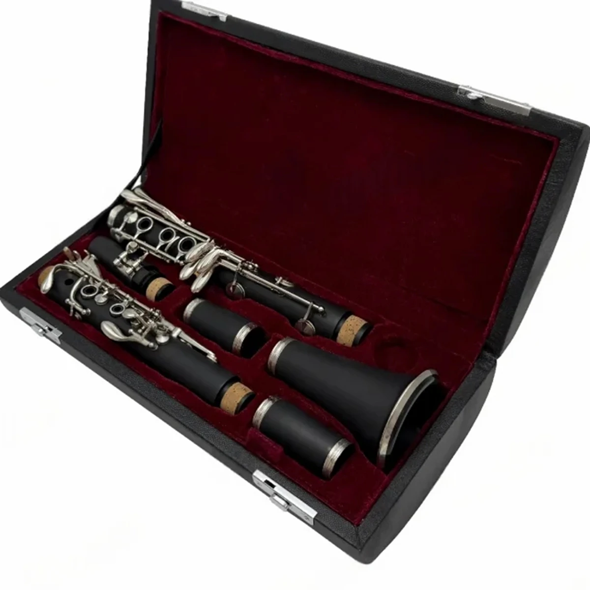 Hard inner box with PU outer packaging, waterproof and wear-resistant Clarinet case+bag