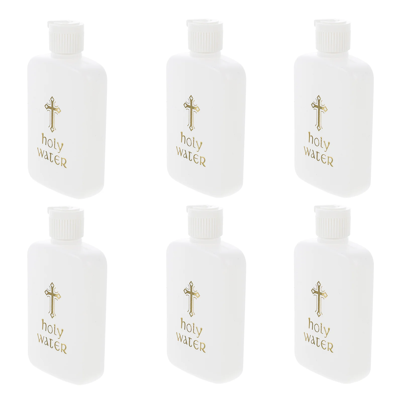 6 Pcs Container Easter Holy Water Bottle Travel Sports Fountain Plastic Contenedores Party Bottles