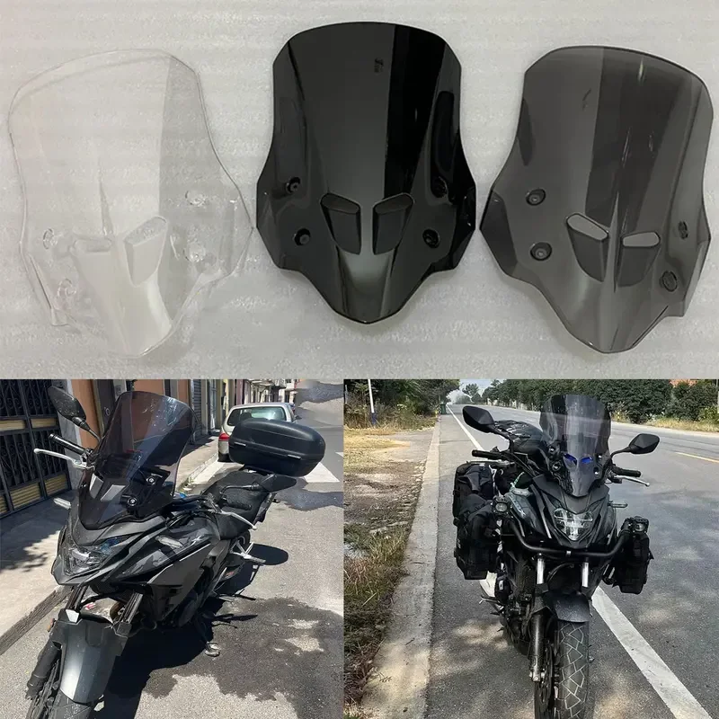 Motorcycle windshield double bubble suitable for Honda CB500X CB400X 2018-2020 2021 2022 2023 2024 CB 400X CB 500X