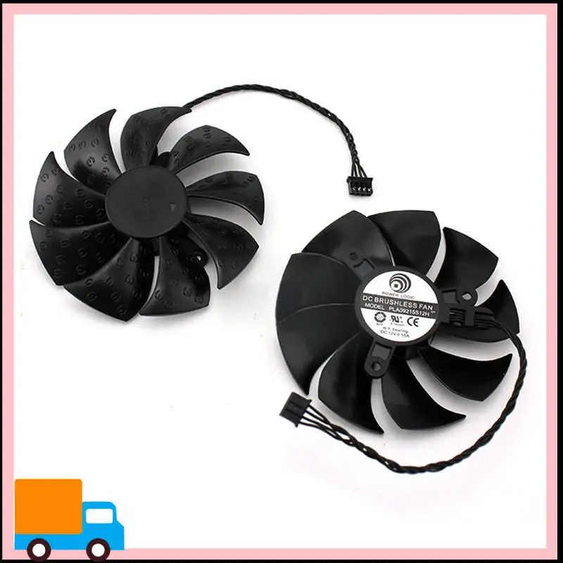 ITX بطاقة الفيديو مروحة التبريد PLA09215S12H GTX 1650 GPU مروحة ل EVGA GTX 1660 Ti SC الترا الألعاب بطاقة الرسومات مروحة سهلة التركيب #3