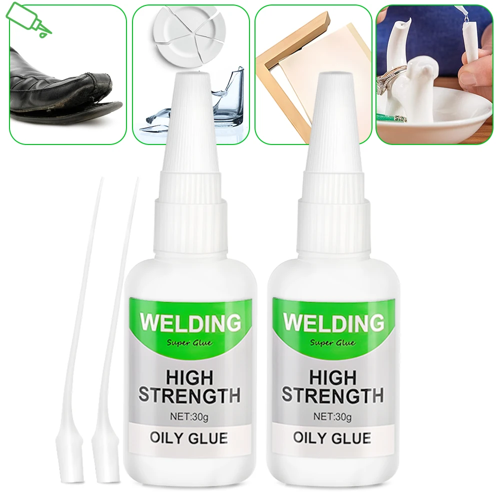 Pegamento aceitoso fuerte Pegamento multiusos: resina cerámica, metal, vidrio, súper pegamento universal fuerte, pegamento instantáneo