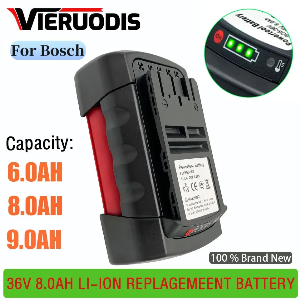 For Bosch 36V battery 9000mAh 6000mAh 8000mAh BAT4030 BAT4040 BAT4050 BTA4060 Li-Ion Battery