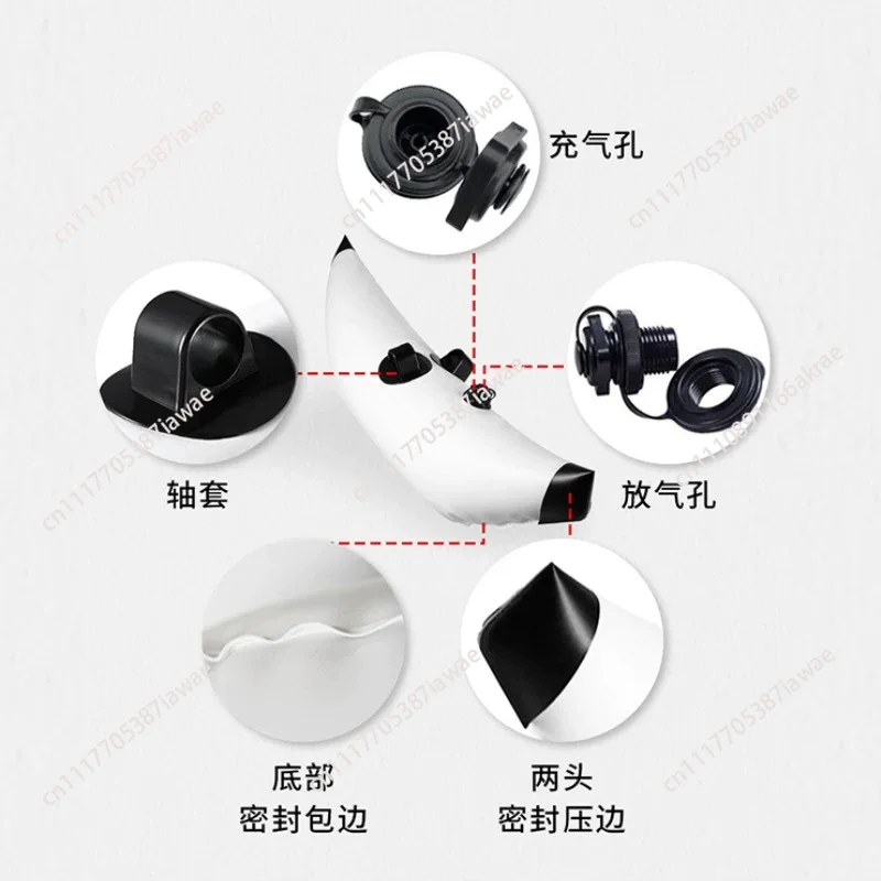 Boat Fishing Standing Float Stabilizer System Kit Kayak PVC Inflatable Outrigger Float with Sidekick Arms