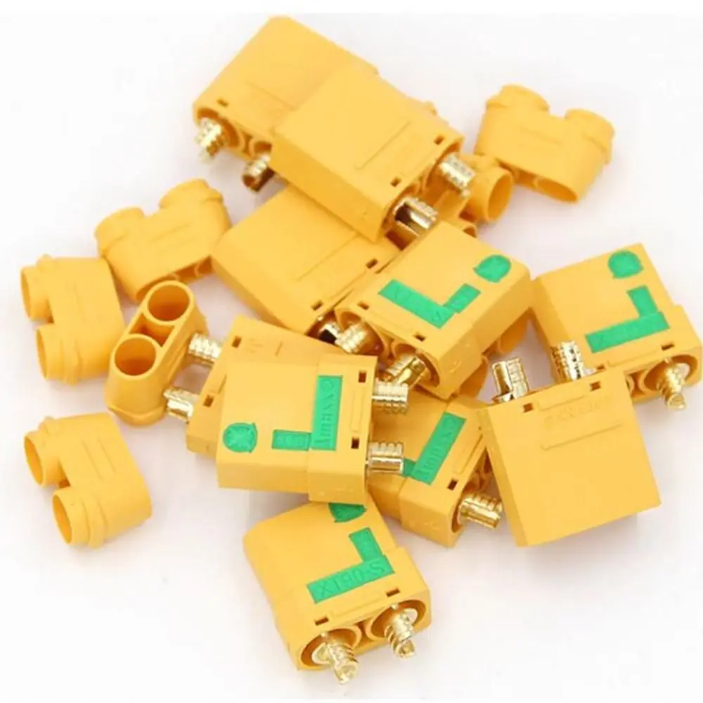 1Pairs Amass XT90S XT90-S XT90 Connector Male Female Bullet Connector Anti-Spark for Battery, ESC and Charger Lead