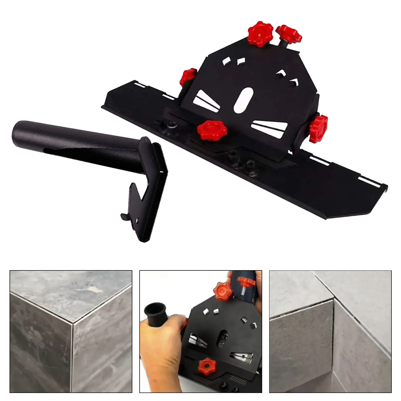 

45 Degree Tile Chamfering Tool Ceramic Tile Chamfering Machine Aluminum Alloy Chamfer Frame Metal Corner Cutting Machine Device