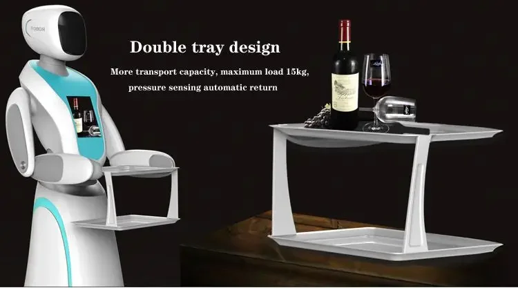 Robot de relevés Alimentaire pour Restaurant, Système de Navigation Autonome, Châssis Intelligent