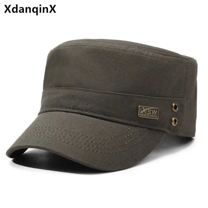 

Кепка Snapback, новые весенне-летние хлопковые плоские кепки для мужчин, простые военные шапки, кепка для гольфа, кепка для кемпинга, рыбалки, дорожная кепка