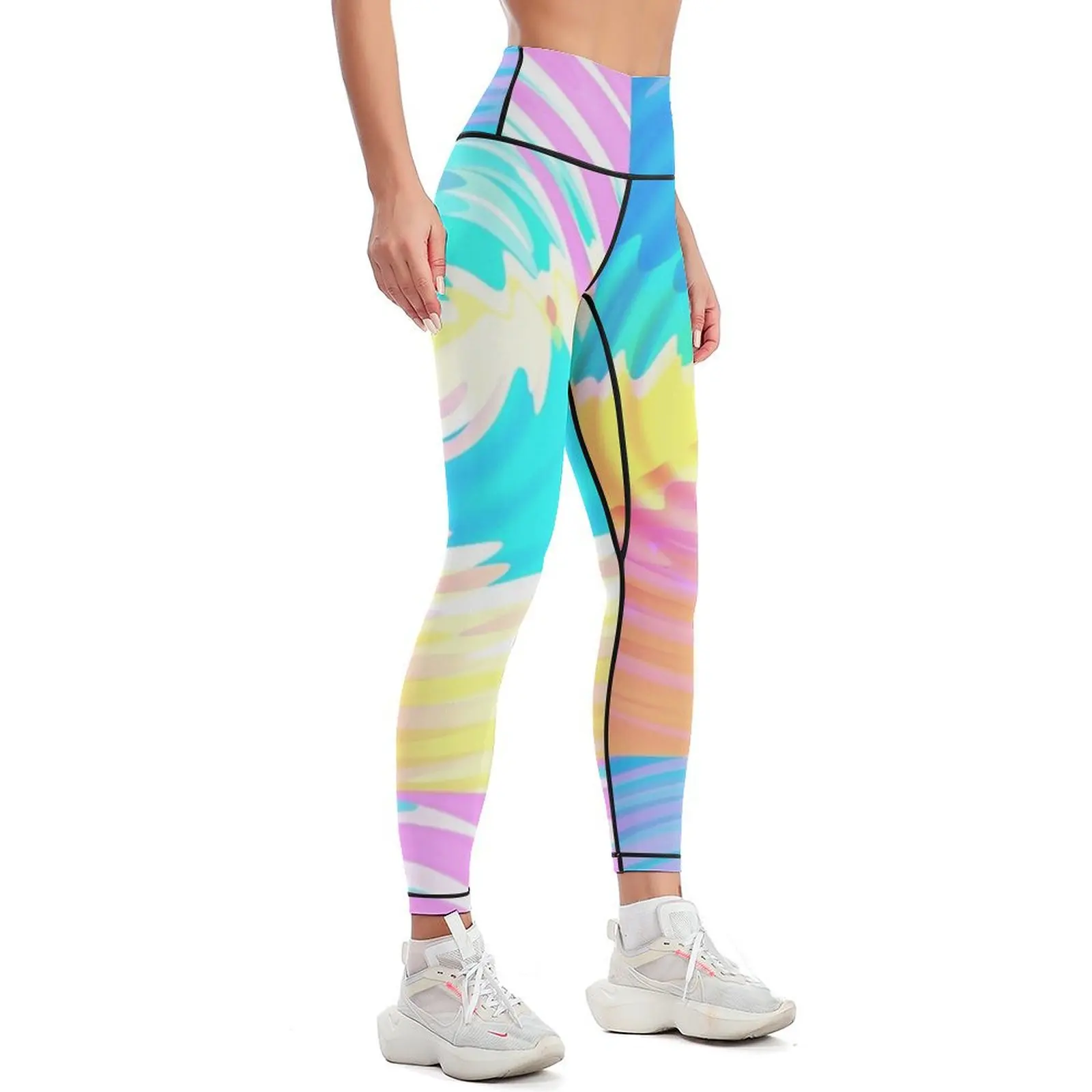 Pastel Vaporwave Leggings exercise clothing for legging gym Clothing fitness Legging sport Womens Leggings