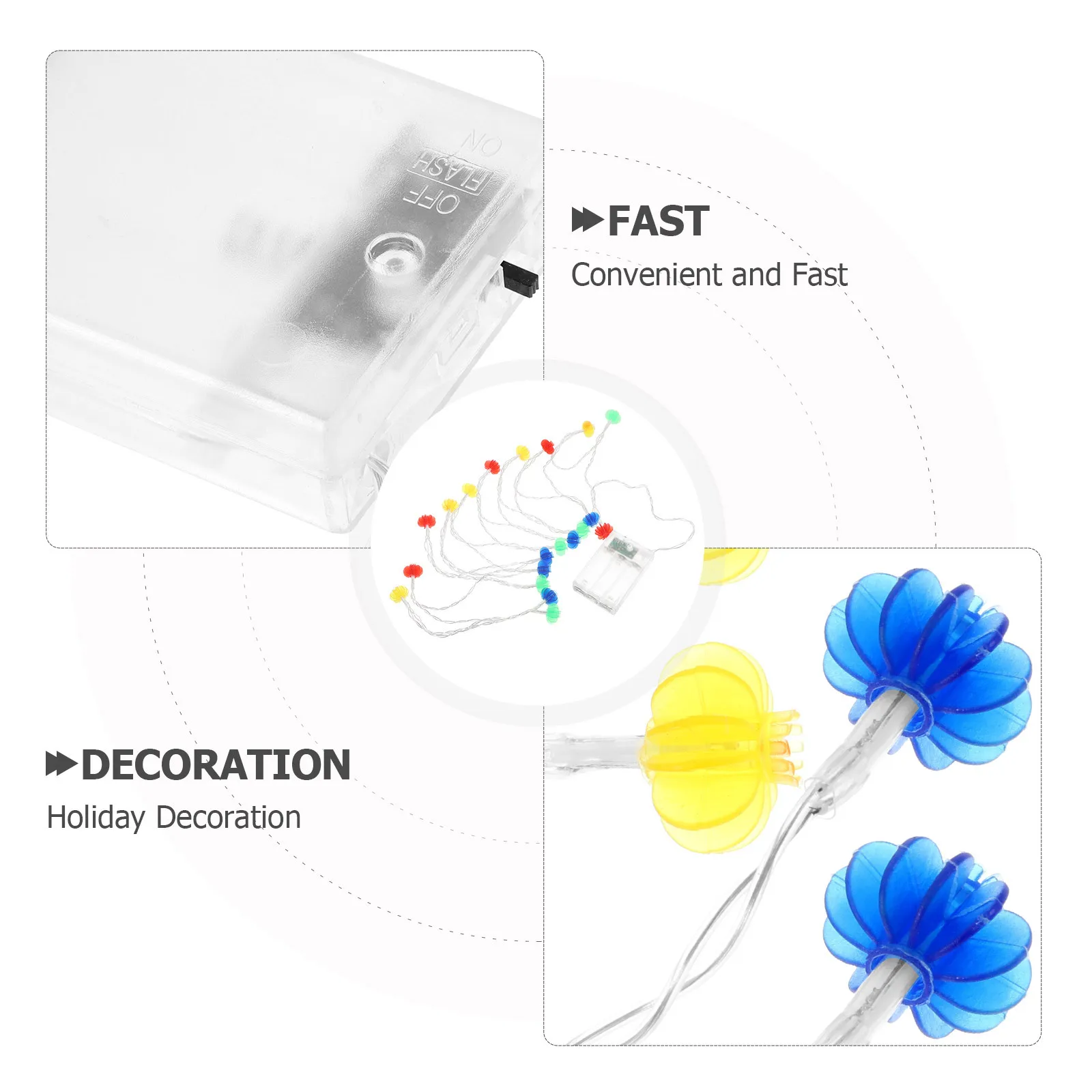 2 قطعة 3m LED فانوس سلسلة أضواء تعمل الفوانيس الحمراء الملونة مهرجان الربيع داخلي في الهواء الطلق ديكور الحفلات #4