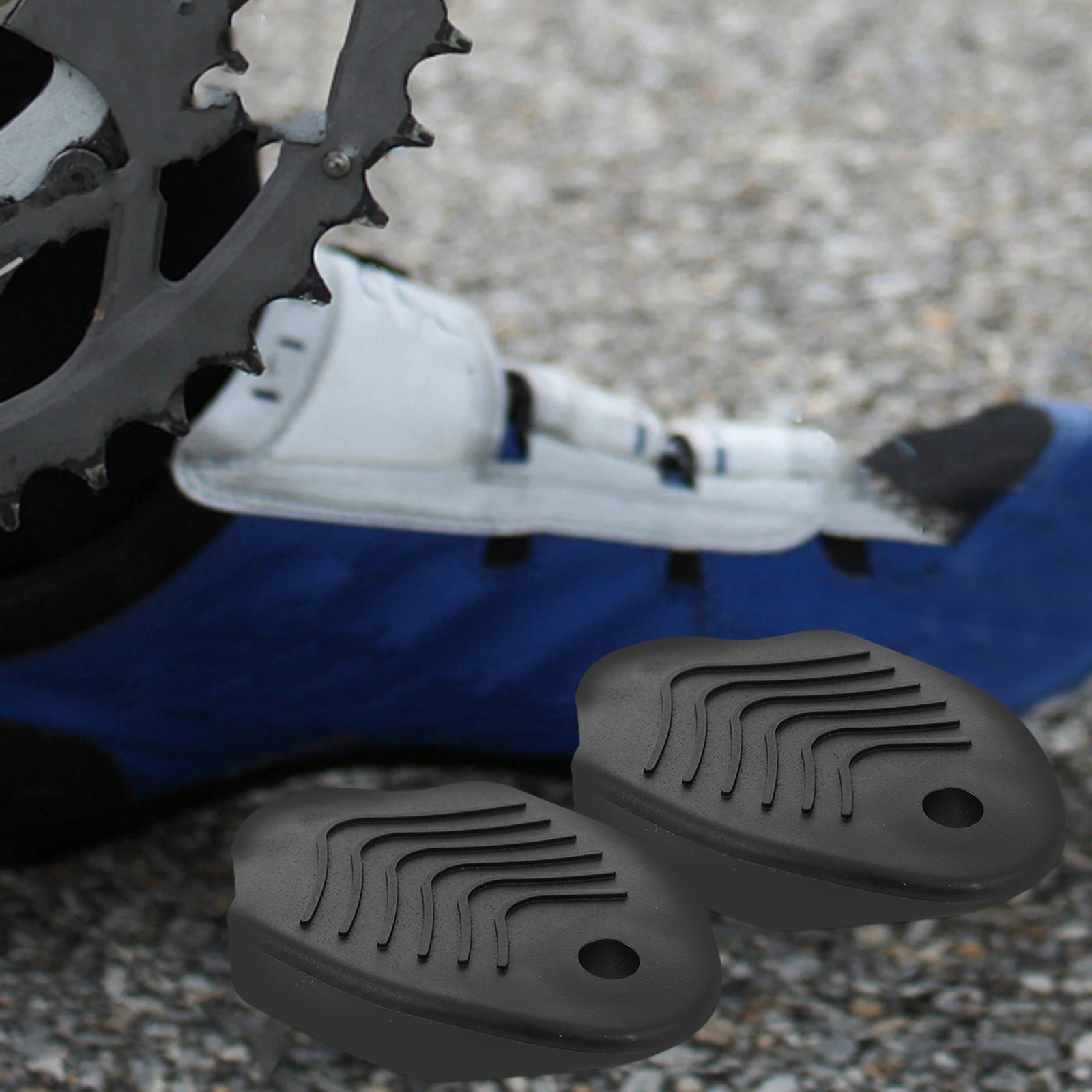 

2 Pcs Pedal Cleat Cover Bicycles Cleats for Cycling Shoes Bike Other Accessories Covers Protector Plastic