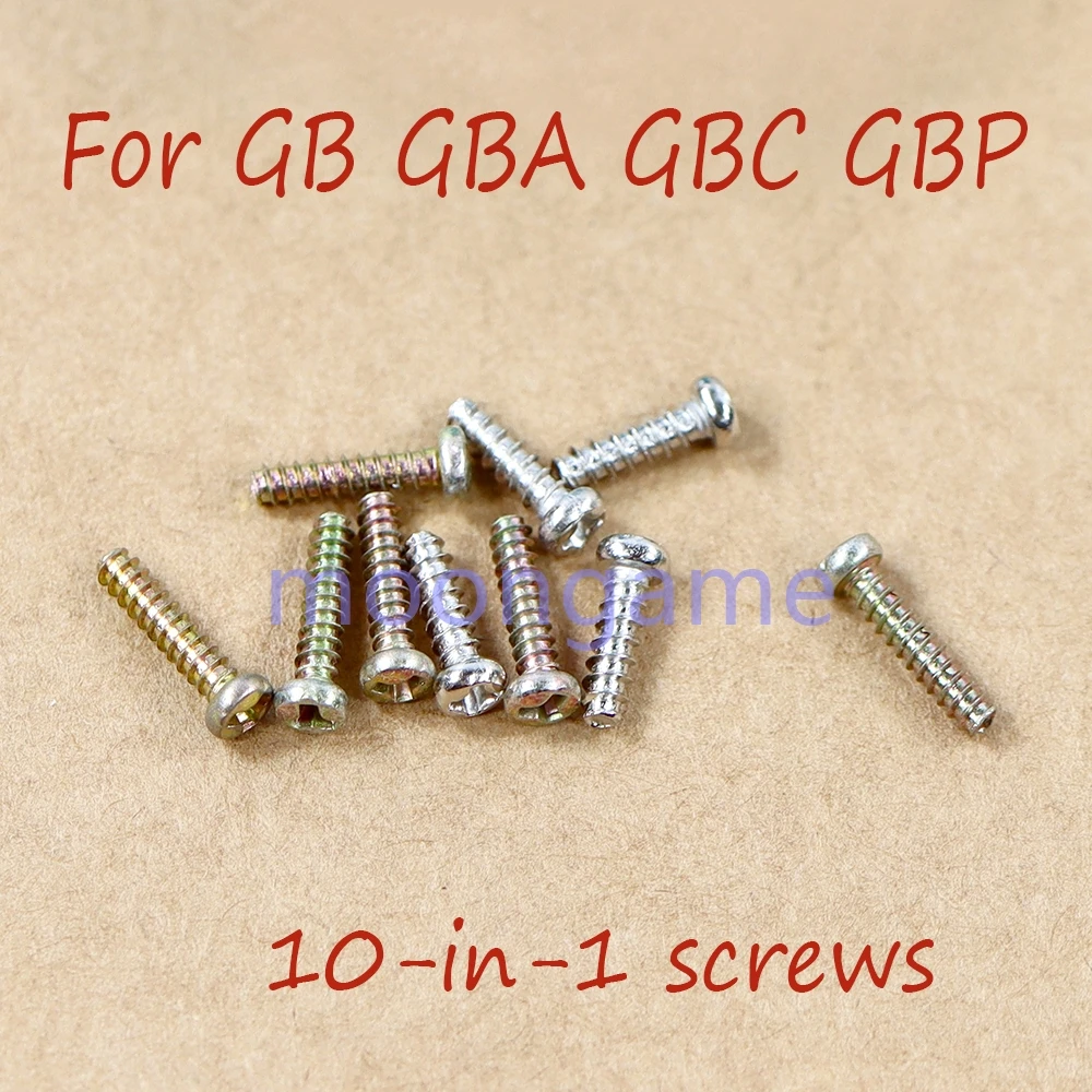 1set For GB GBA GBC GBP Game Console Shell Case Cross Screws For Gameboy Advance Color Pocket Y Tri-Wing Screws