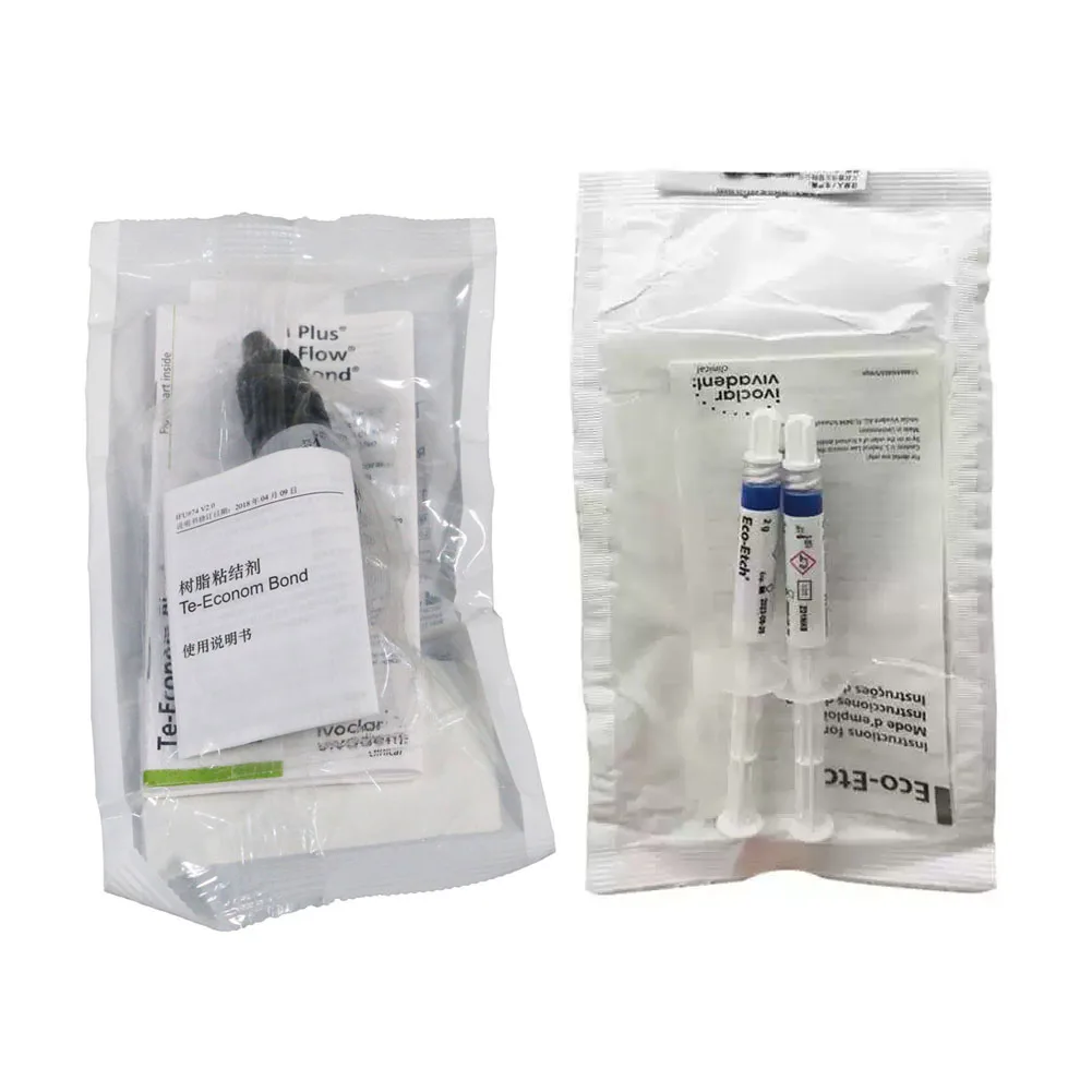 

Original Ivoclar Bonding Kit Eco-Etch Etchant Gel & Te-Econom Bond Total Etch Dental Teeth Repair Composite Resin Bonding Glue
