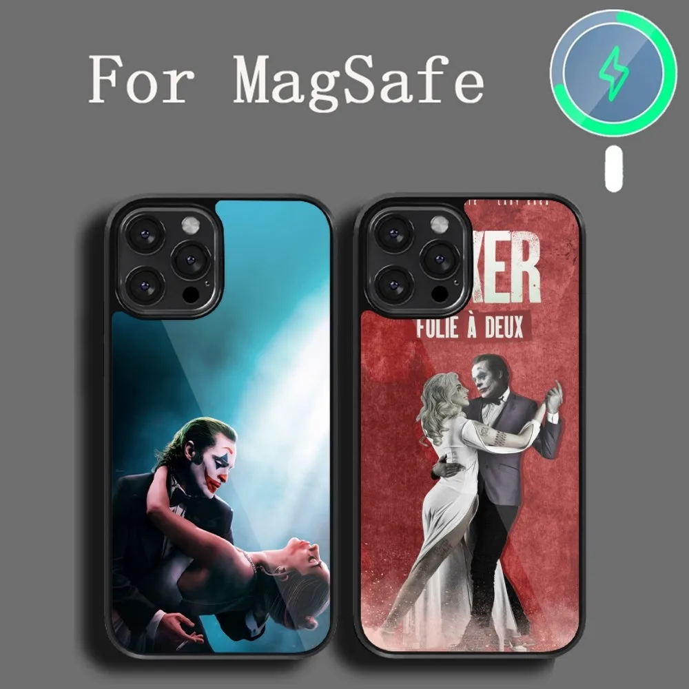 BEAST KINGDOM Joker Folie à Deux  Phone Case For iPhone 14 13 12 11 15 Pro Max Plus Magsafe Magnetic Cover