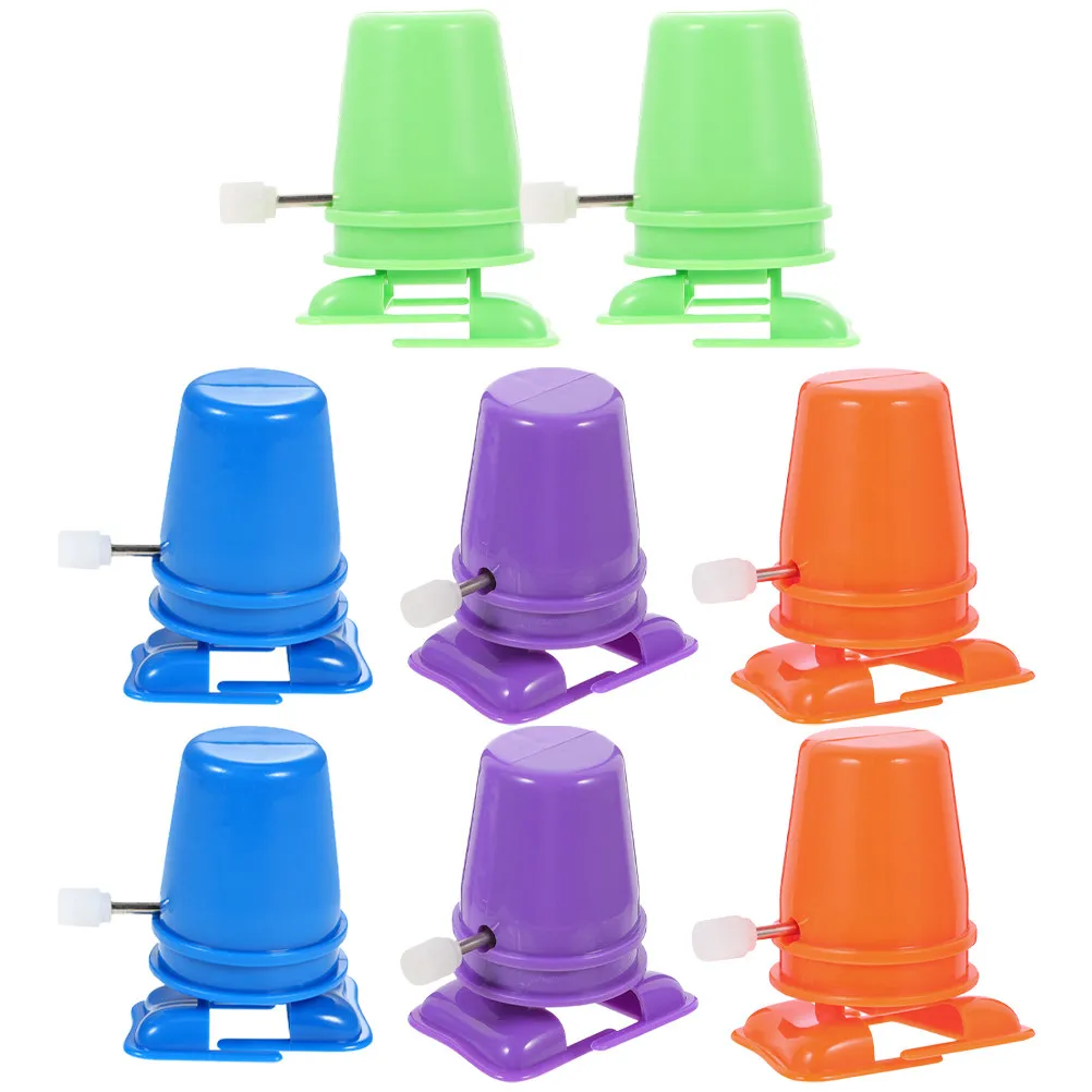 

8Pcs Clockwork Walking Movement Plastic Replacement Mechanism DIY Craft Accessories for Repair Home School Materials