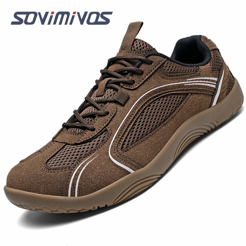 Wide Barefoot Flats Shoes For Women Outdoor Women's Sneakers Minimalist Shoes Wide Toe Soft Soles Walking Shoes Men Sneakers
