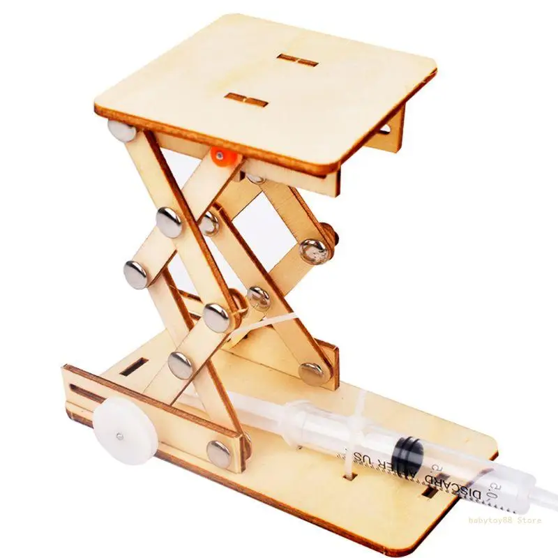 Y4UD Exquisite Model Hydraulic Experiment Lift Teaching Aids for Boys Birthday Gifts